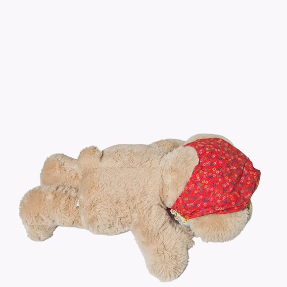 Vintage 80s Marchon Cuddlin Country Bears Mary Lou 18 Inch Plush Stuffed Animal - Picture 3 of 6